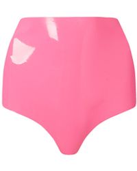 Bluebella - Latex High-waist Hot Pant Bubblegum Pink - Lyst