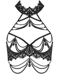 Bluebella - Tanya Open Longline Bra - Lyst
