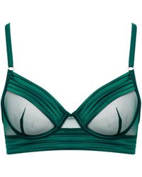 Bluebella - Stephanie Wired Bra Botanical Garden Green - Lyst
