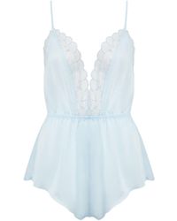 Bluebella - Vermont Luxury Satin Teddy Ice Water - Lyst