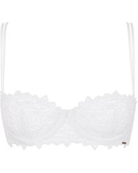 Bluebella - Audrey Wired Bra White - Lyst