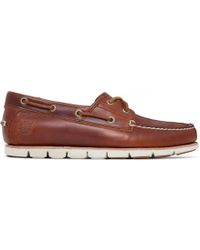 timberland mens chilmark 3 eye handsewn boat shoes sahara