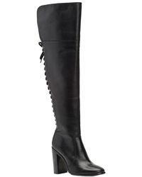 Lyst - Frye Harlow Over The Knee Boots in Black