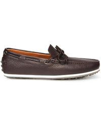 Men's 98021 Brown Leather Loafers Men's 98021 Brown Leather Loafers