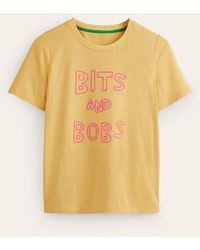 Boden - Rosa Embroidered T-Shirt - Lyst