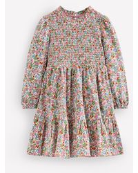 Boden - Robe Aurora À Manches Longues-Motif Floral Baies Ivoire Doux - Lyst