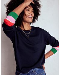 Boden - Lara Relaxed Cotton Jumper - Lyst