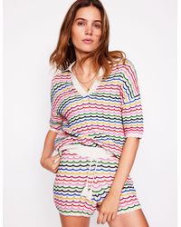 Boden - Pull À Col Tunisien-Multi, Arc-En-Ciel - Lyst