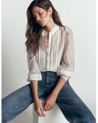 Boden - Lace Trim Top - Lyst