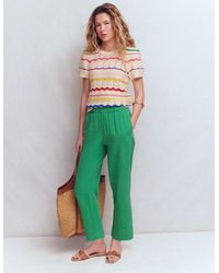 Boden - Double Cloth Crop Trousers - Lyst