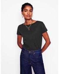 Boden - Supersoft Boat Neck T-Shirt - Lyst