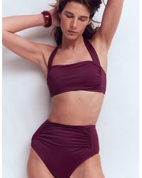 Boden - Kythira Ruched Bikini Bottoms - Lyst