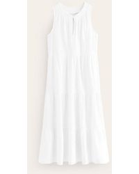 Boden - Double Cloth Maxi Tiered Dress - Lyst