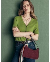 Boden - Camilla Cotton V-Neck T-Shirt - Lyst