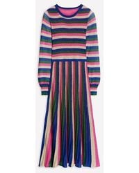 Boden - Ribbed Metallic Party Dress Multi - Lyst