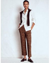 Boden - Smart 7/8 Trousers-Multi, Abstract Leopard - Lyst