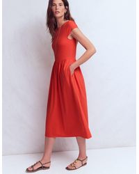 Boden - Boat Neck Mix Dress - Lyst