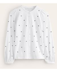 Boden - Marina Embroidered Shirt - Lyst