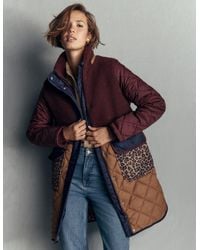 Boden - Borg Mix Coat - Lyst