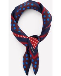 Boden - Square Silk Scarf Hot Pepper, Gardenia Grove - Lyst