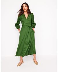 Boden - Eden Broderie Jersey Dress - Lyst