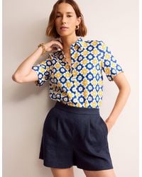 Boden - Hampstead Linen Shorts - Lyst
