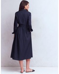 Boden - Alexa Long Sleeve Midi Dress-Dark, Decorative Blossom - Lyst