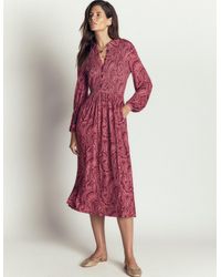 Boden - Smocked Jersey Dress - Lyst