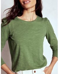 Boden - Cotton Crew Long Sleeve Top - Lyst