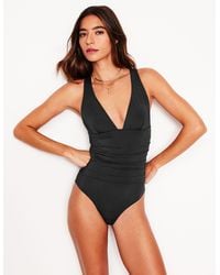 Boden - Mykonos Deep V Swimsuit - Lyst