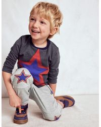 Boden - Bas De Jogging À Genoux Renforcés-Genou Étoilé Gris - Lyst