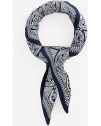 Boden - Elisabeth Silk Square Scarf - Lyst