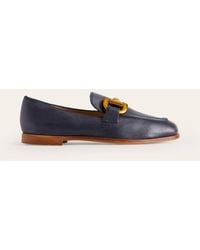 Boden - Iris Leather Snaffle Trim Loafers - Lyst