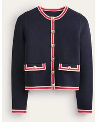 Boden - Holly Cropped Knitted Jacket - Lyst