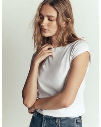Boden - Supersoft Slash Neck T-Shirt - Lyst