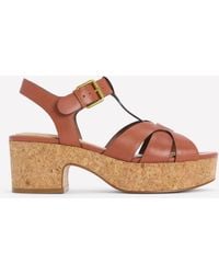 Boden - T-Bar Wedge Sandals - Lyst