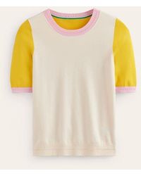 Boden - Catriona Cotton Crew T-Shirt Multi - Lyst