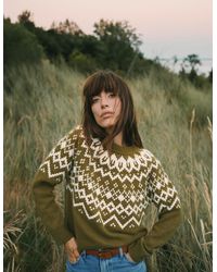 Boden - Mae Fair Isle Knitted Sweater - Lyst