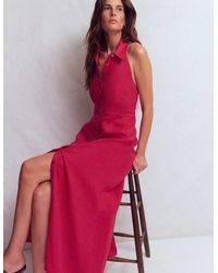 Boden - Eva Linen Blend Maxi Dress - Lyst