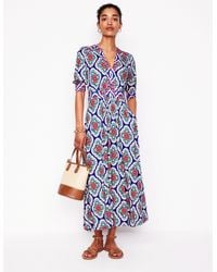 Boden - Lily Jersey Midi Tea Dress - Lyst