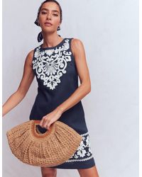 Boden - Linen Shift Dress - Lyst