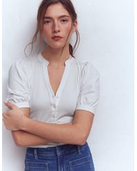 Boden - Supersoft Short Sleeve Henley Top - Lyst