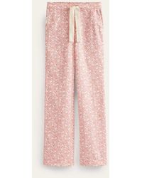 Boden - Brushed Cotton Pyjama Trouser Rosette Blush, Forest Meadow - Lyst