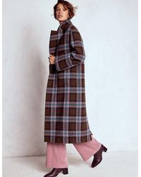 Boden - Cocoon Wool Coat- And Check - Lyst