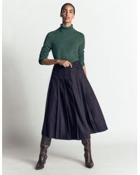Boden - Pleated Midi Kilt - Lyst