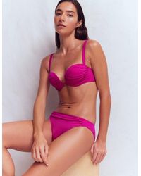 Boden - Classic Ruched Bikini Bottoms - Lyst
