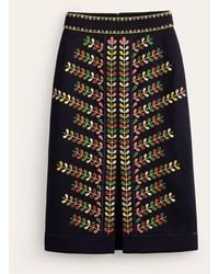 Boden - Embroidered Icon Skirt - Lyst