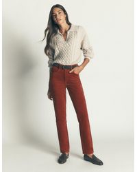 Boden - High Rise Cord Slim Jeans - Lyst