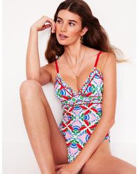 Boden - Kasos String V Neck Swimsuit - Lyst