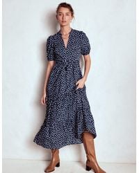 Boden - Christabel Cotton Midi Dress - Lyst